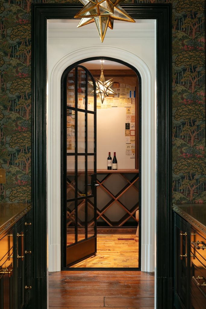 atlanta custom home builder photography wine cellar