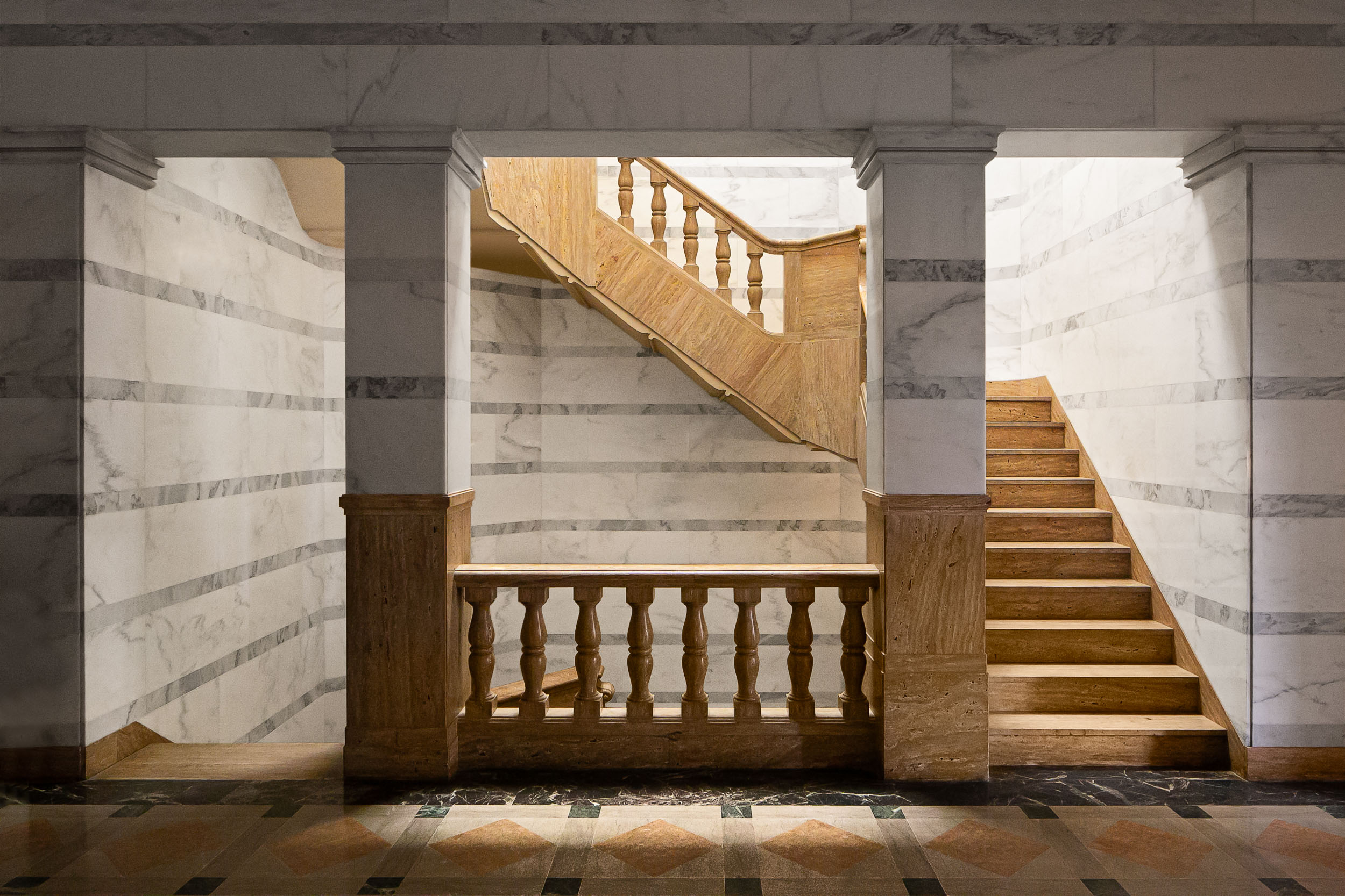 atlanta historic architectural photography staircase