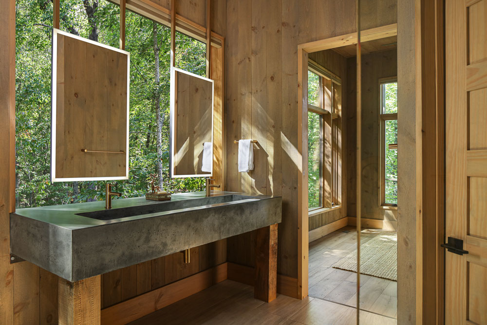 custom blue ridge cabin interior photography