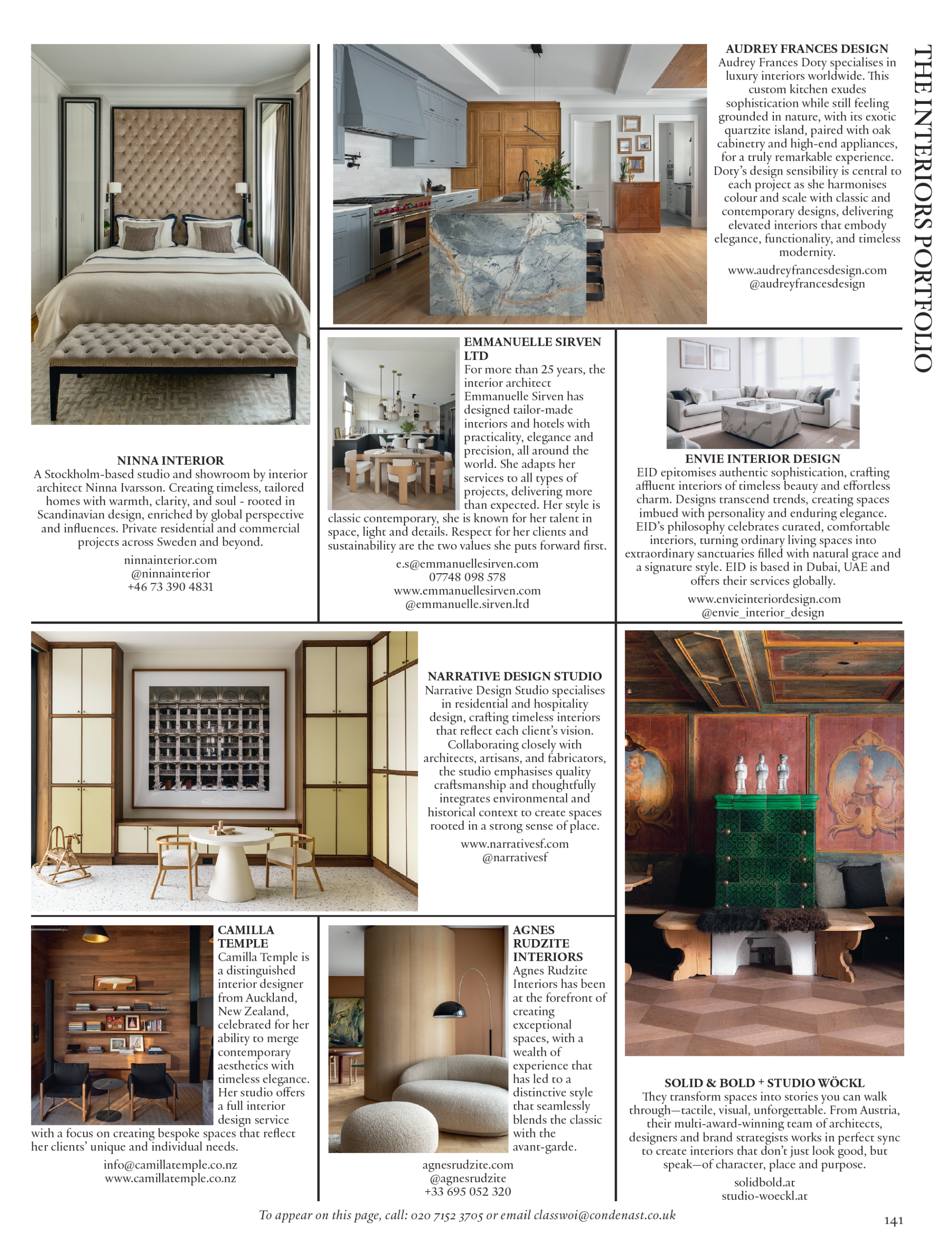 Conde Nast World of Interiors Publication