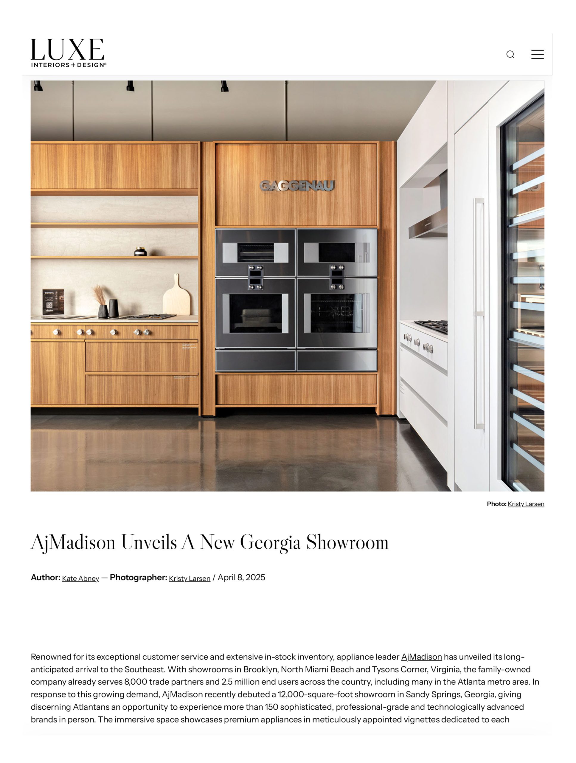 luxe interiors and design magazine photography