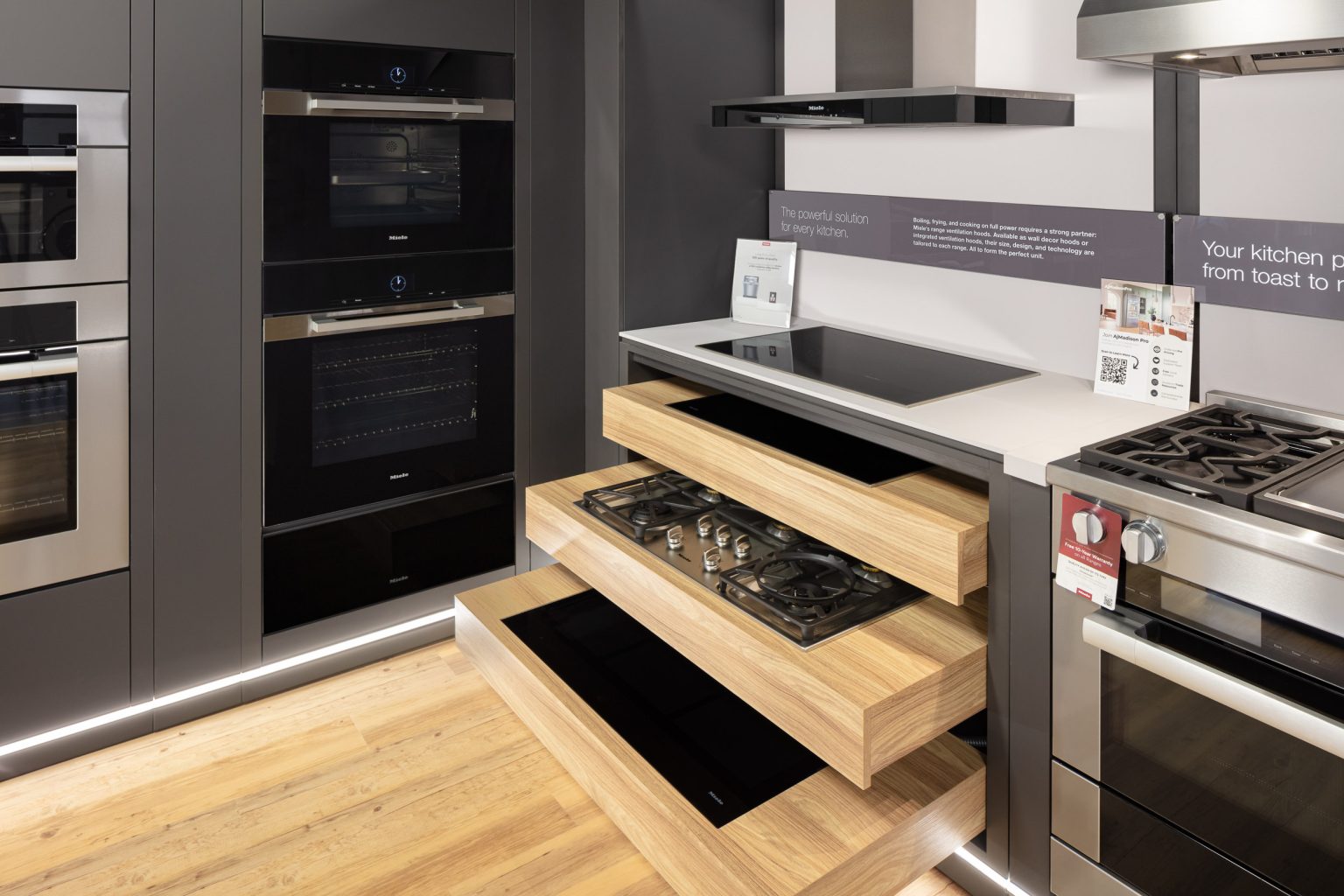 miele display sandy springs retail showroom photography