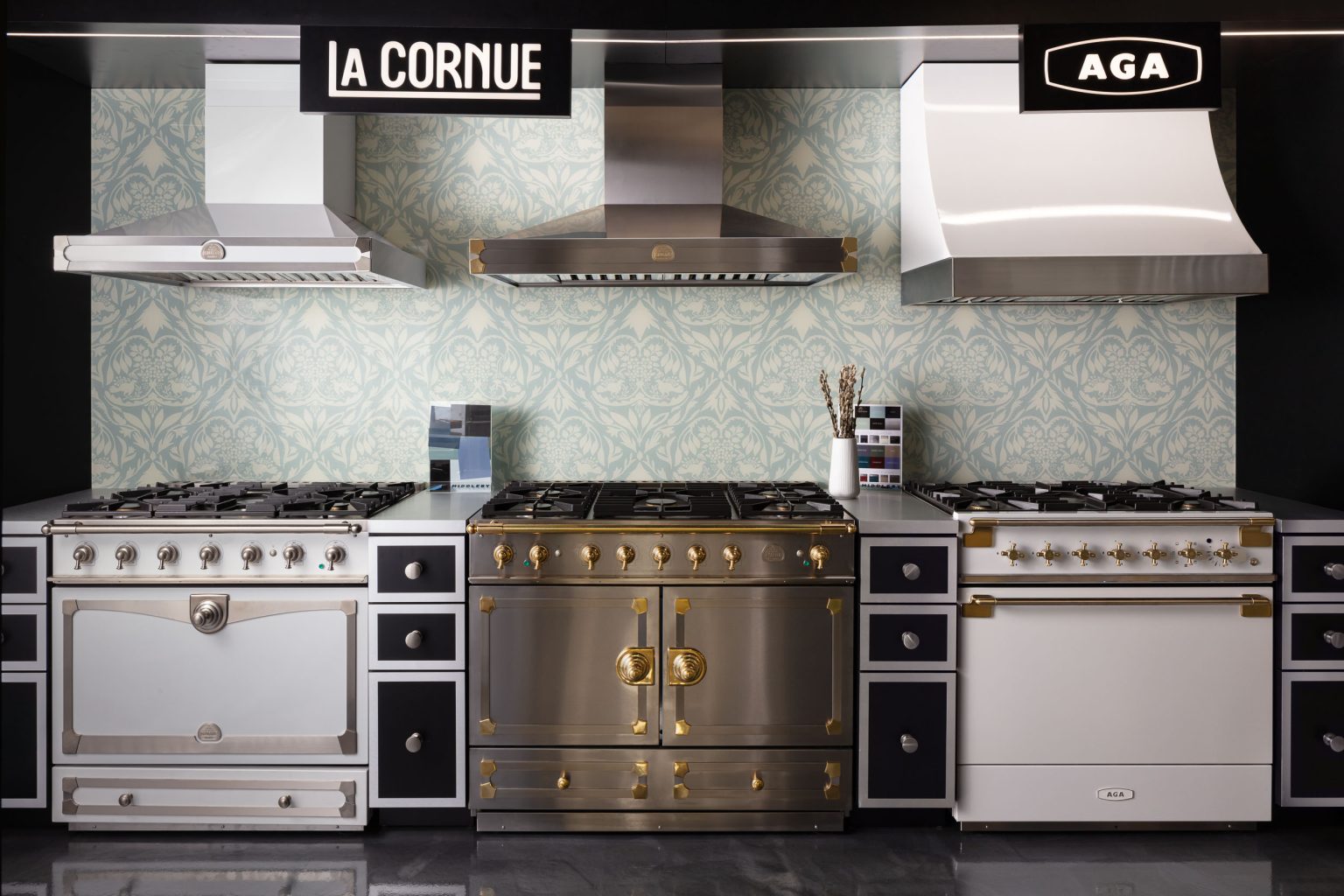la cornue appliance display showroom sandy springs photography